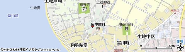 富山県黒部市生地経新4369周辺の地図