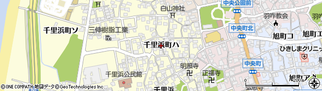 石川県羽咋市千里浜町（ハ）周辺の地図