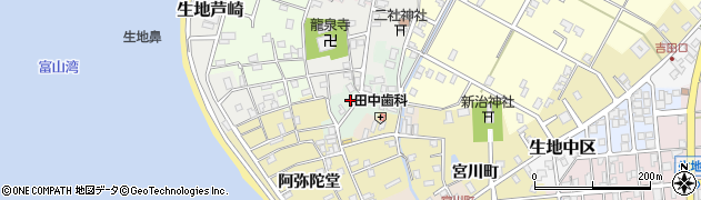 富山県黒部市生地経新4367周辺の地図