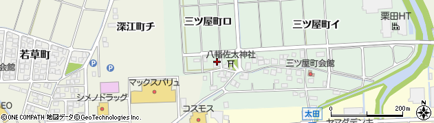 石川県羽咋市三ツ屋町（ロ）周辺の地図