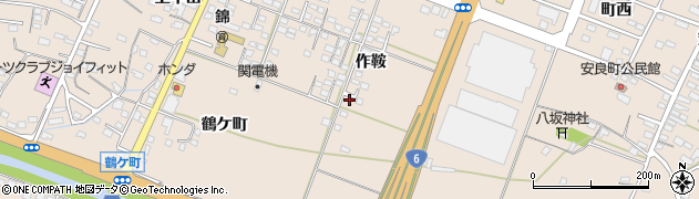 福島県いわき市錦町作鞍17周辺の地図