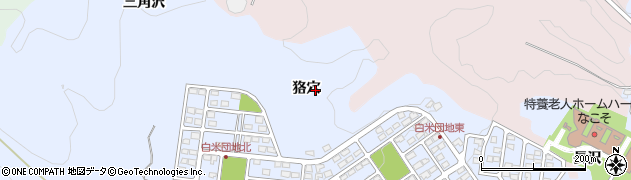 福島県いわき市勿来町白米（狢穴）周辺の地図