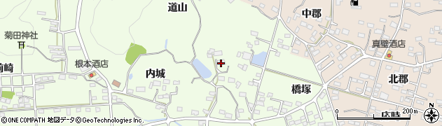 福島県いわき市勿来町窪田（道山）周辺の地図
