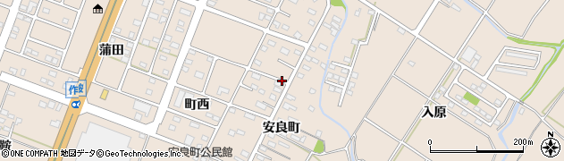 福島県いわき市錦町（安良町）周辺の地図