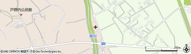 栃木県大田原市戸野内34周辺の地図