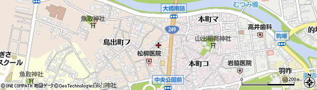 石川県羽咋市島出町（コ）周辺の地図