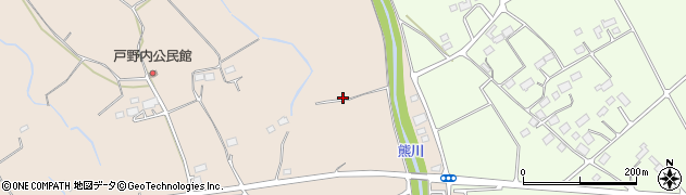 栃木県大田原市戸野内50周辺の地図