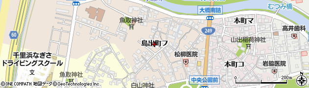石川県羽咋市島出町（フ）周辺の地図