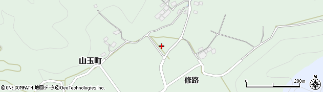 福島県いわき市山玉町（中ノ町）周辺の地図