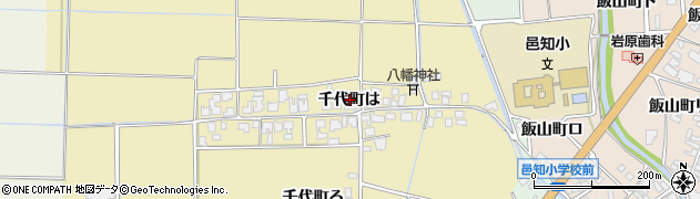 石川県羽咋市千代町（は）周辺の地図