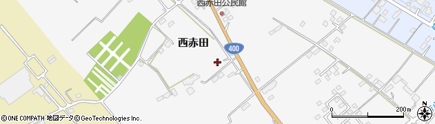 栃木県那須塩原市西赤田244周辺の地図