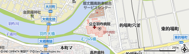公立羽咋病院売店周辺の地図
