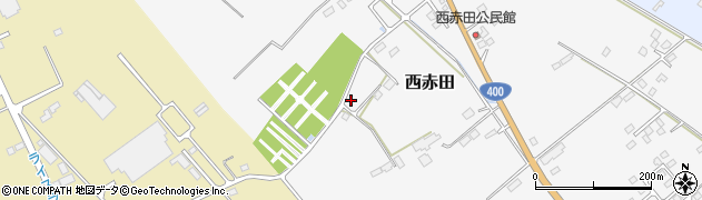 栃木県那須塩原市西赤田265周辺の地図