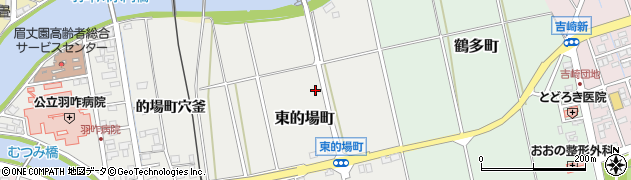 石川県羽咋市東的場町周辺の地図