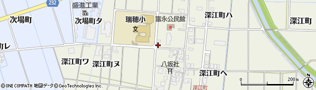 石川県羽咋市深江町（ル）周辺の地図