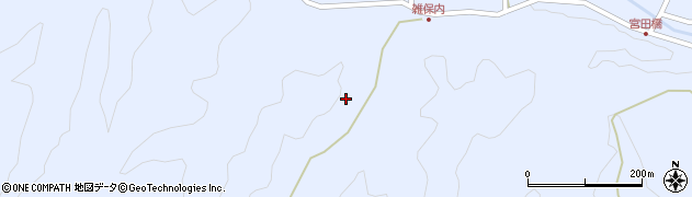福島県塙町（東白川郡）真名畑（道野沢）周辺の地図