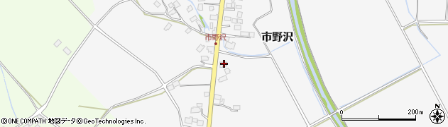 栃木県大田原市市野沢342周辺の地図