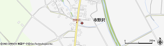 栃木県大田原市市野沢335周辺の地図