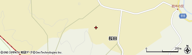 福島県塙町（東白川郡）木野反（井戸沢）周辺の地図