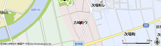 石川県羽咋市吉崎町（ウ）周辺の地図
