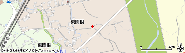 栃木県那須塩原市東関根周辺の地図