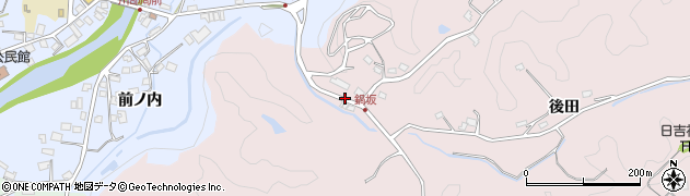 福島県いわき市三沢町（ナベ坂）周辺の地図