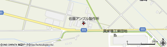 株式会社佐藤アンプル製作所周辺の地図
