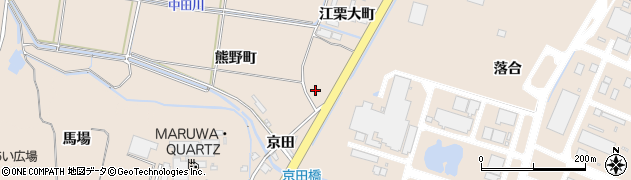 福島県いわき市錦町（熊野町）周辺の地図