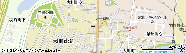 石川県羽咋市大川町（ヰ）周辺の地図