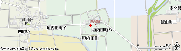 石川県羽咋市垣内田町（ロ）周辺の地図