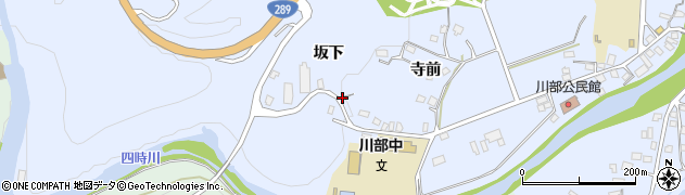 福島県いわき市川部町（坂下）周辺の地図