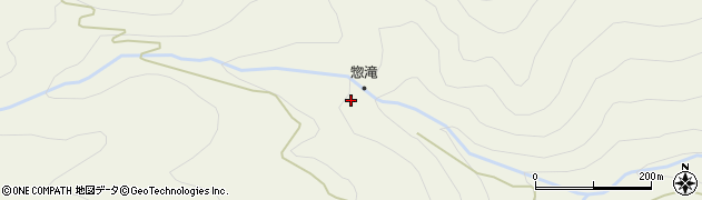 惣滝周辺の地図