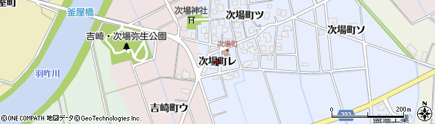 石川県羽咋市次場町（レ）周辺の地図
