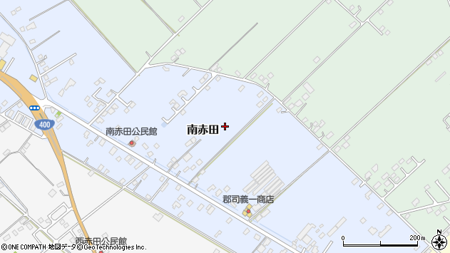 〒329-2743 栃木県那須塩原市南赤田の地図