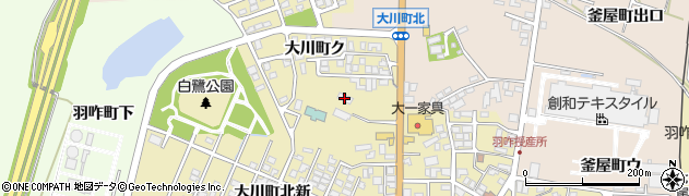 石川県羽咋市大川町ク1周辺の地図