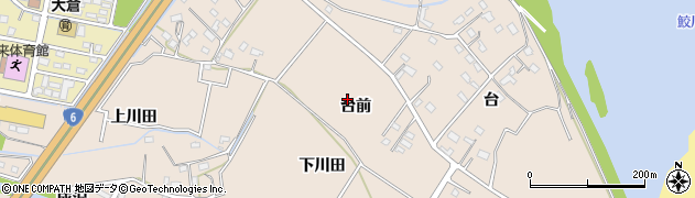 福島県いわき市錦町（台前）周辺の地図