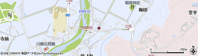 福島県いわき市川部町（橋本）周辺の地図