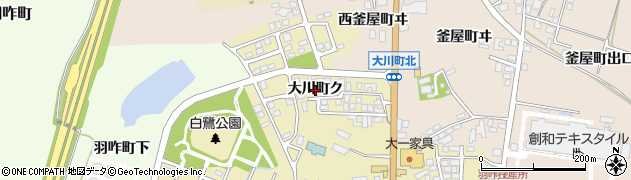 石川県羽咋市大川町ク周辺の地図