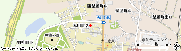 石川県羽咋市大川町ク9周辺の地図