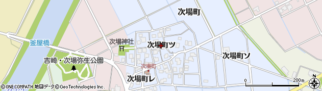 石川県羽咋市次場町（ツ）周辺の地図