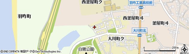 石川県羽咋市大川町ク104周辺の地図