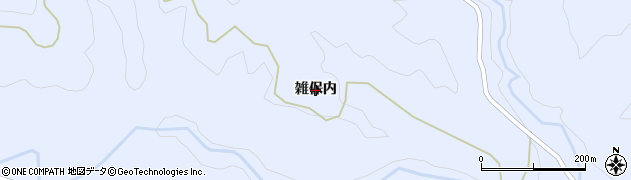 福島県塙町（東白川郡）真名畑（雑保内）周辺の地図