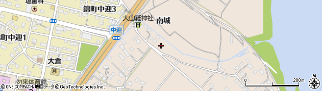 福島県いわき市錦町（南城）周辺の地図