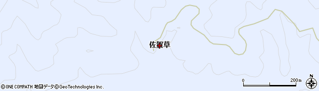 福島県塙町（東白川郡）真名畑（佐賀草）周辺の地図