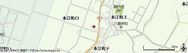 石川県羽咋市本江町ロ周辺の地図