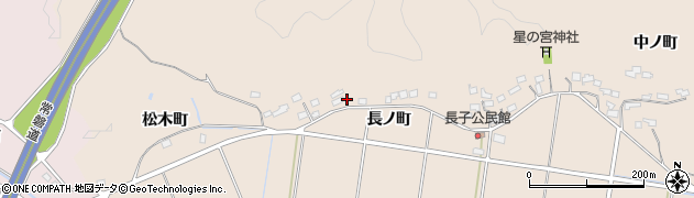 福島県いわき市錦町（長ノ町）周辺の地図