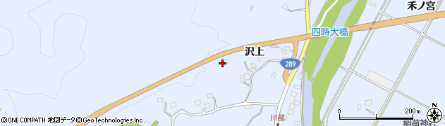福島県いわき市川部町（沢上）周辺の地図