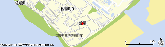 福島県いわき市佐糠町（荒屋）周辺の地図