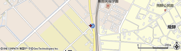 富山県黒部市荒俣1379周辺の地図