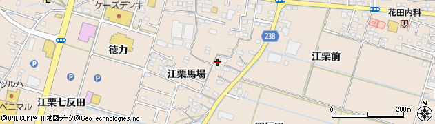 福島県いわき市錦町（江栗馬場）周辺の地図